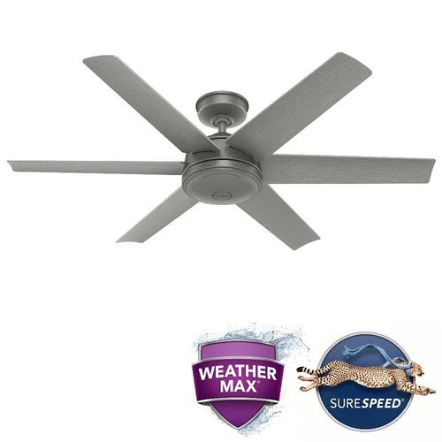 Hunter Fans - Jetty WeatherMax - 52 Inch 6 Blade Ceiling Fan and Wall - Picture 2 of 2