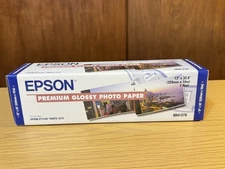 Epson S041738 Premium Glossy Photo Paper Roll 13" x 32.8', For Epson Stylus 1270