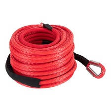 1/2x85ft Synthetic Winch Rope 31500LBS w/ Hook Truck Car Tow Recovery Cable