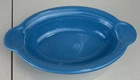 Fiestaware Individual Casserole Oval Au Gratin Baking Dish 9" Peacock Blue