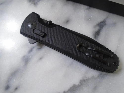SOG Pentagon XR Blackout Ball Bearing Pivot Pocket Knife Dual Edge Tip 12610157 image 9