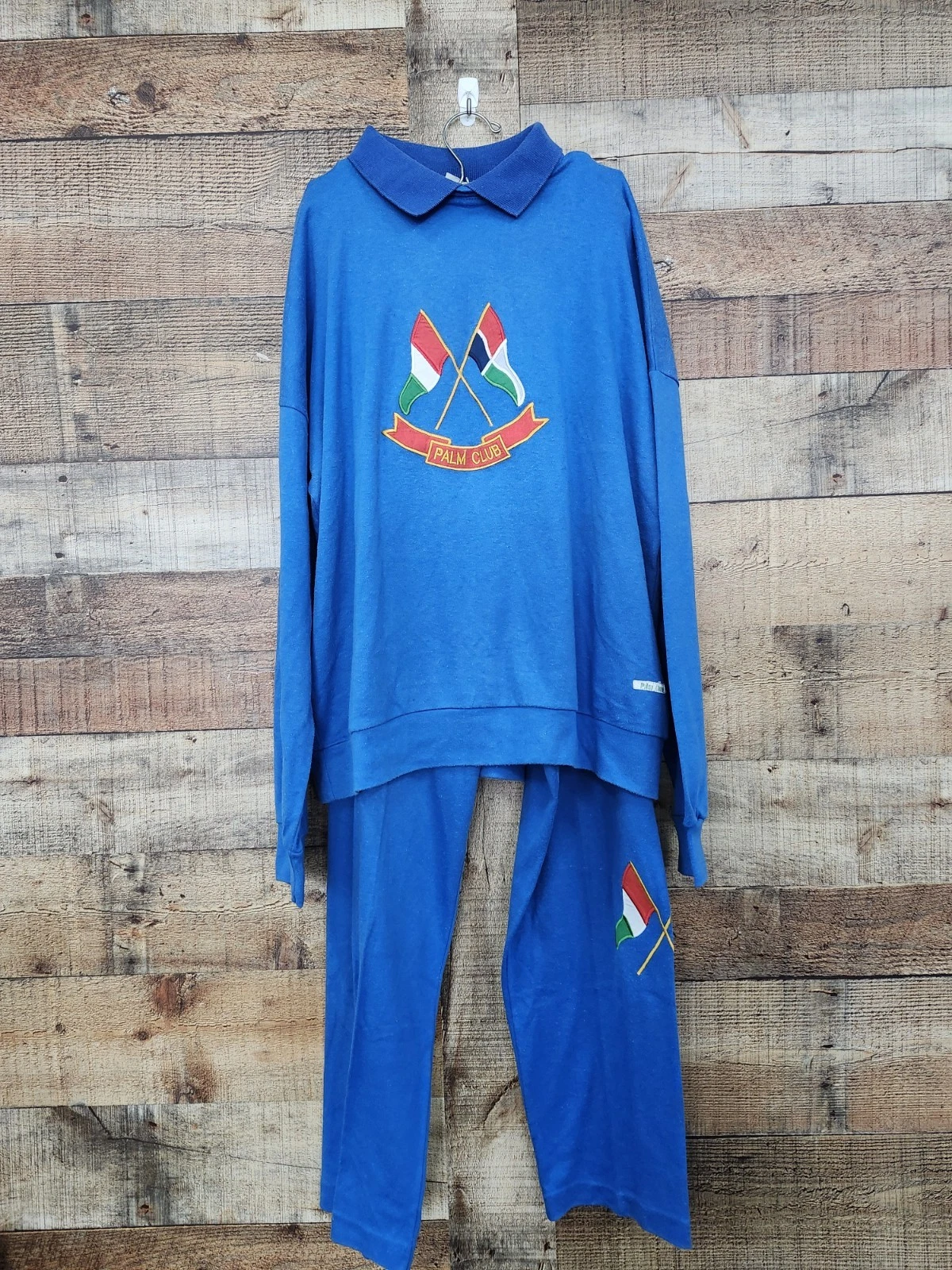 Vtg 80s Palm Club Outfit Sz L Great Condition
