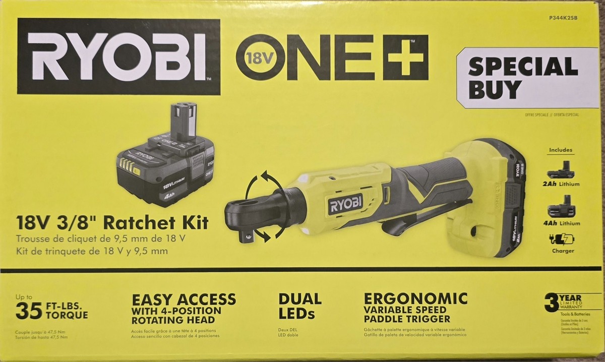 RYOBI ONE+ 18V Cordless 3/8