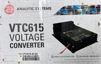 New VTC615-24-24 Voltage Converter Analytic Systems