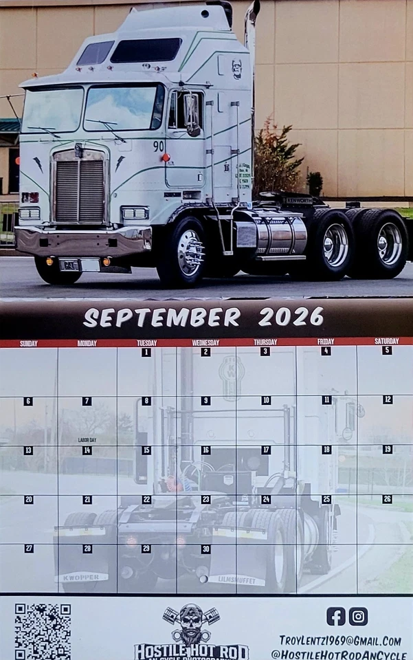 2026 SEMI TRUCK CALENDAR - Image 3 of 4
