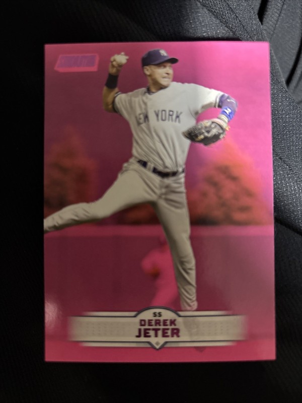 2025 Topps Stadium Club - Derek Jeter #172 Pink Foil