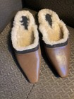 Brunello Cucinelli Leather Sheepskin Mules Monili 39 8.5 Excellent Condition — photo 7