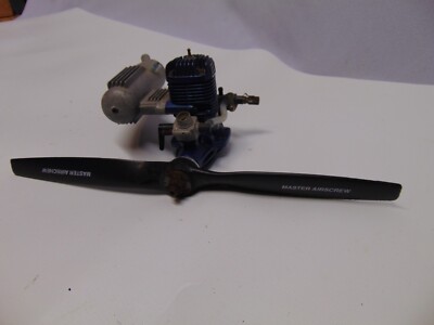 OS Engine -OS max 46 LA -RC motor Made In Japan w/ Master Airscrew Propeller 11''