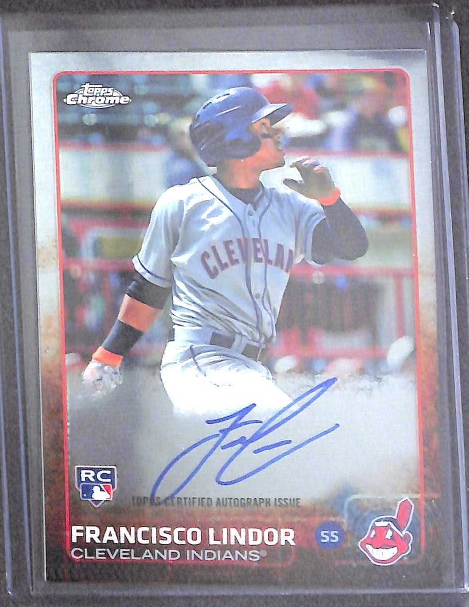 2015 Topps Chrome Autograph #AR-FL Francisco Lindor