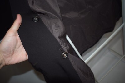 JIL SANDER Brown Wool Double Breasted Jacket Blazer & Pencil