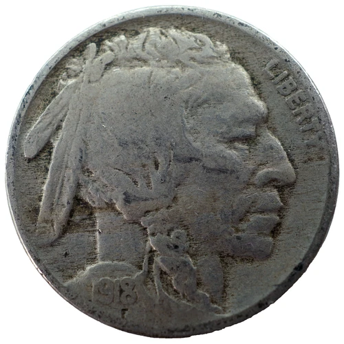 1918 Buffalo Nickel - F - Fine