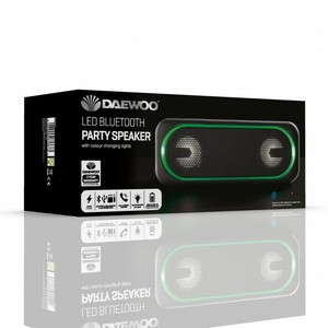 daewoo rechargeable bluetooth party speaker