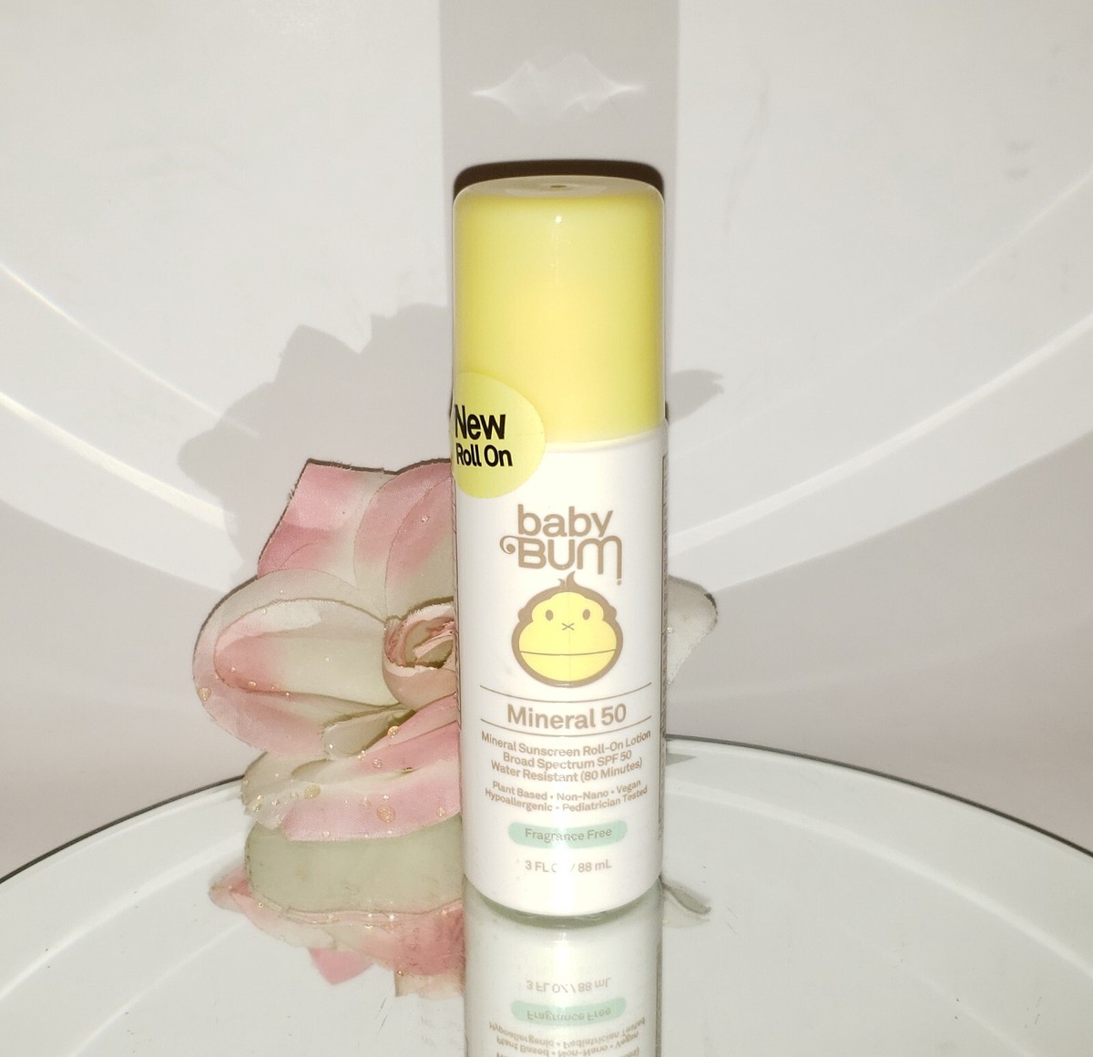 Sun Bum Baby Mineral Sunscreen Roll-On Lotion SPF 50 3oz Fragrance