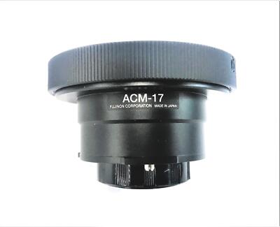 FUJINON CORPORATION CONVERSION ADAPTER 1/3 TO 2/3 LENS MOUNT ACM