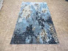 7'6 x 13 Hand Knotted Multi Colored Modern Abstract Oriental Rug Wool G6911