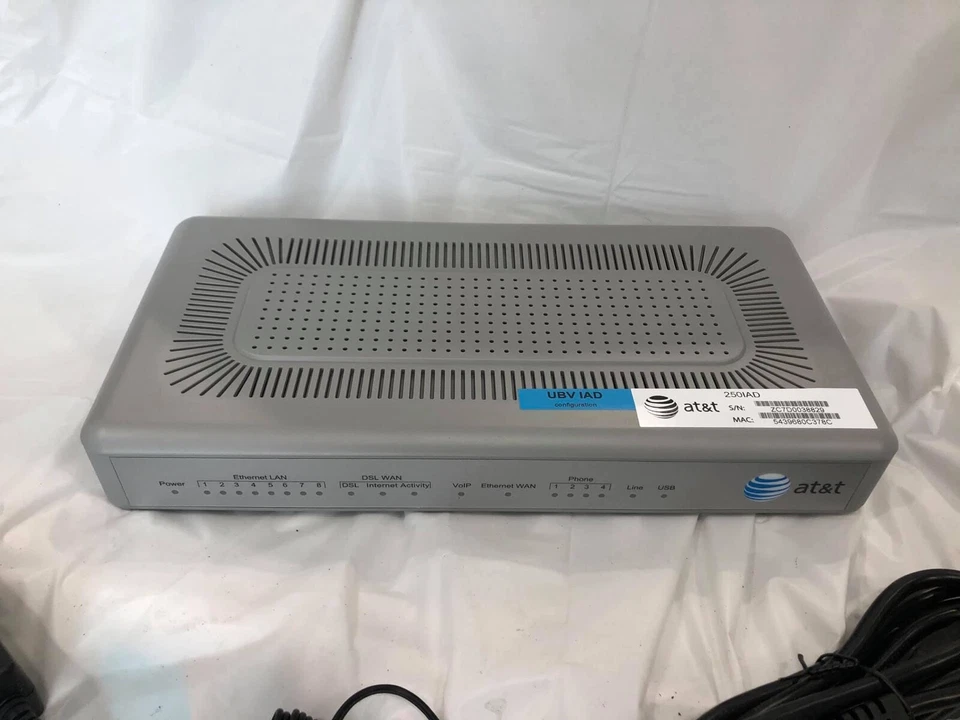 AT&T 250W EdgeMarc 8-Port Wireless VOIP Router Power Adapter IAD-250-ATT NEW - Image 2 of 4