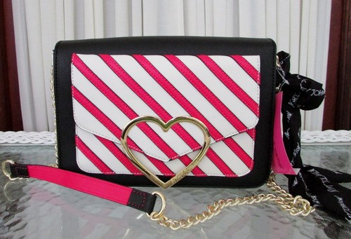 Betsey Johnson Candy Stripe Crossbody 