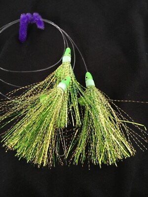 High Percentage Salmon Trolling Rigs- Bait/Meat Rig Flash Bulb Completing Kit