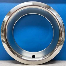 ONE SINGLE 1515D3 CHEVY GM 3" DEPTH STEEL RALLY WHEEL 15" TRIM RING BEAUTY RING