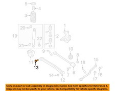 CHRYSLER OEM 18-23 1500 Suspension Components-Lower Cntrl Arm Bolt 6512085AA