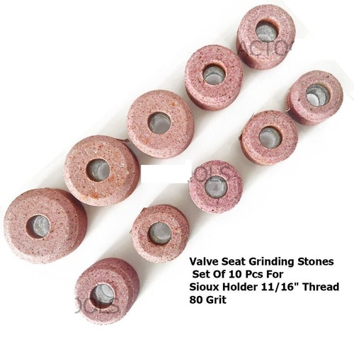 Valve Seat Grinding Stones Set Of 10 Pcs For Sioux Holder 11/16" Thread# - Bild 2 von 8