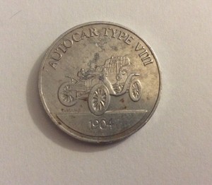 Sunoco Dx Antique Car Coin Series 1 1968 Autocar Type Viii 1904 Token Ebay