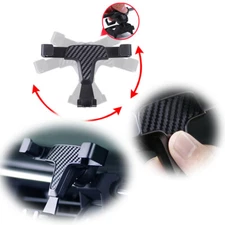 Carbon Fiber Style Smart Cell Phone Mount Holder w/ Clip For 2018-up Toyota CH-R