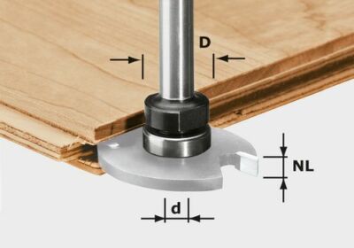 FESTOOL Frässpindel Fräse Oberfräse S 8x30 M6/KL OF 1010 OFK 700 MFK 700 499803