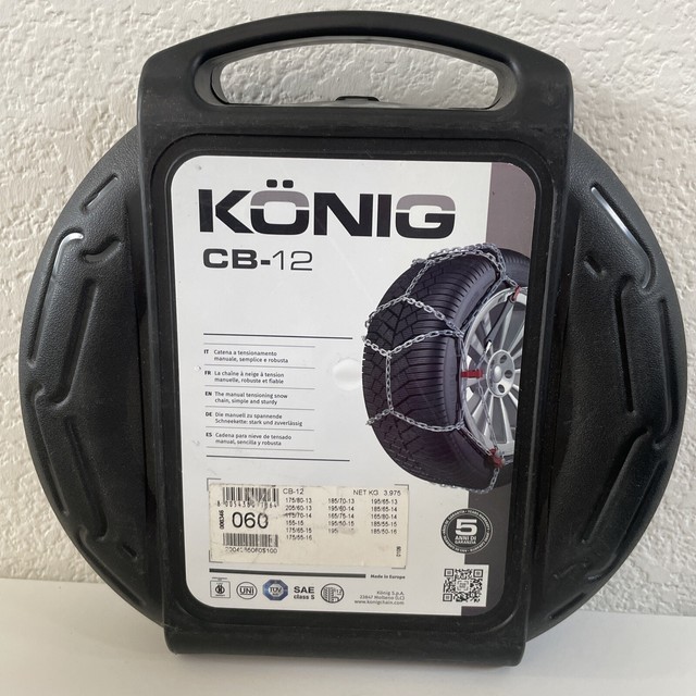 Konig Cb12 102 Snow Chains Set of 2 for sale online eBay