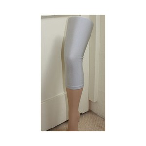 silver footless tights