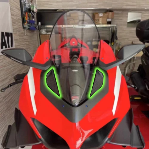 For Ducati Panigale V4 V4S V4R 2018-2024 Matte Carbon Fiber Rear Mirror Cover - Picture 4 of 7