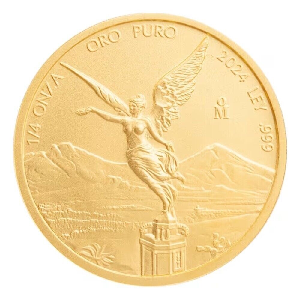 2024 1/4 oz Mexico Libertad .999 Fine Gold 1/4 Onza Coin BU | eBay