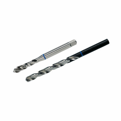 VÖLKEL HSSE M 3 - M 16 TwinBox Blauring Sackloch-Gewindebohrer + Spiralbohrer