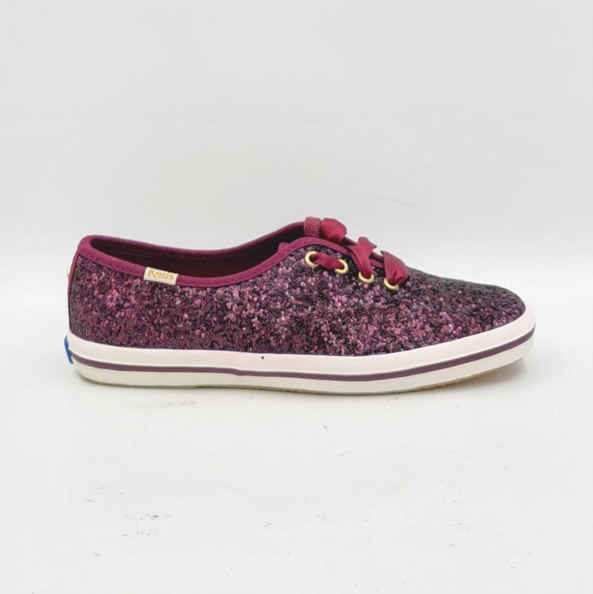 Keds x Kate Spade Champion Glitter Women Lace Up Sneakers Size US 5M Grape