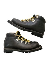 Vtg ASOLO Sport Snowfield 3 Pin 75mm Vibram Ski Boots Italy Leather Women Sz 7.5