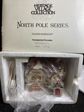 Dept 56 Santa's Workshop North Pole Series Christmas Village 1990 5600-6 NOS