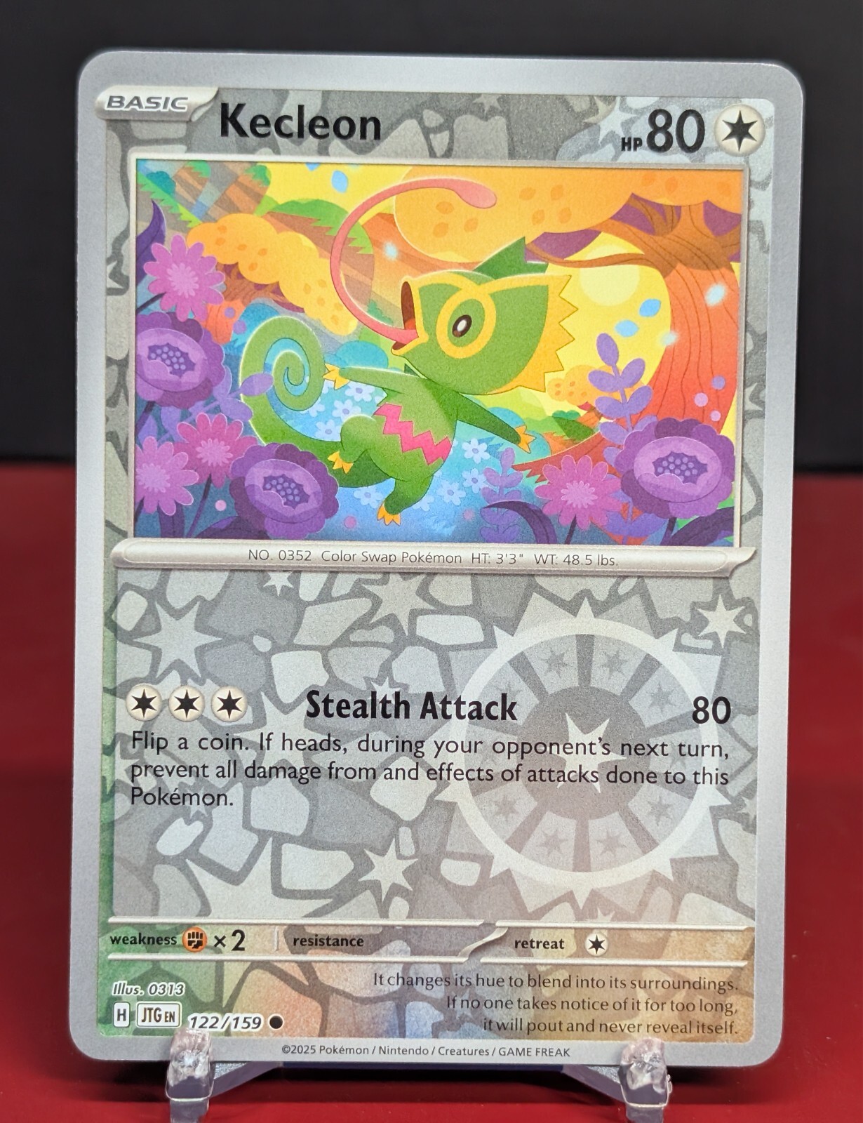 Pokemon Kecleon #122/159 English Journey Together Reverse Holo