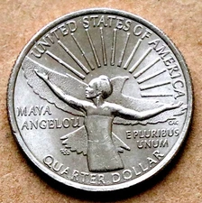 2022 D Maya Angelou American Women quarter AU