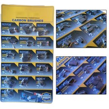 PDR*KIT 16 PZ Ricambi SPAZZOLE DI CARBONE  PER MOTORE ELETTRICO PUNTE TRAPANO