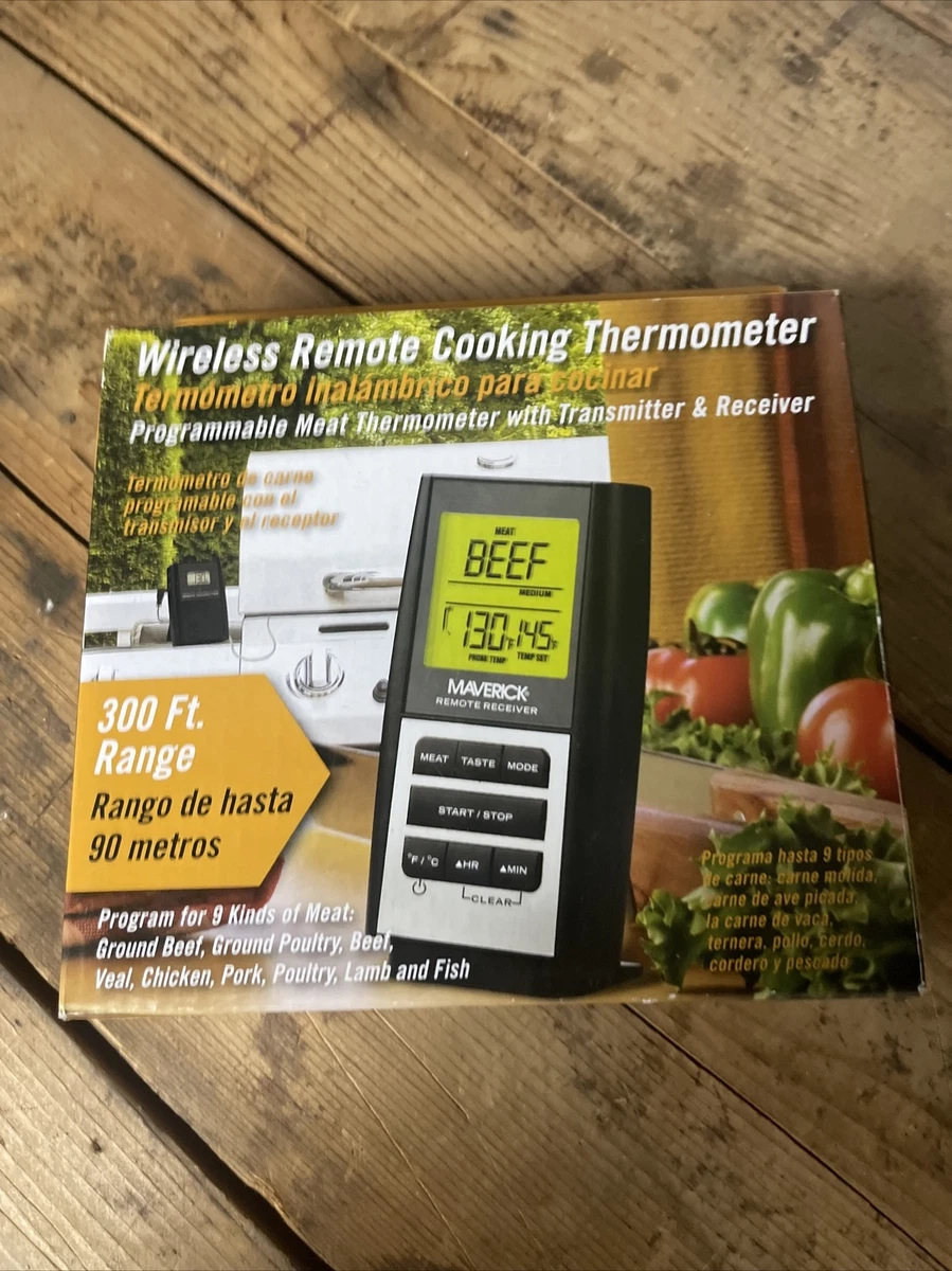 new in box Maverick Wireless Remote Cooking Thermometer HD 32