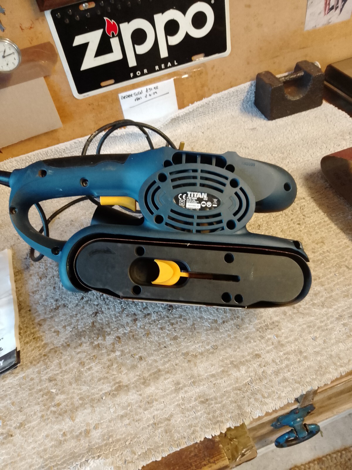 USED BELT SANDER TITAN 900W CASED eBay