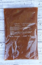 Salted Caramel Sauce Topping for Ice Cream Milkshake 4 lb Pouch Use by: 12/25