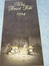 Wee Forest Folk WFF 1994 Brochure Catalog Pamphlet Price List Excellent Cond