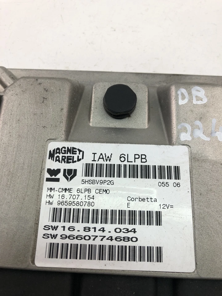 Centralina motore PEUGEOT 407 SW 6E 9659580780 9660774680 ECU 2005 27489419 - Immagine 4 di 4