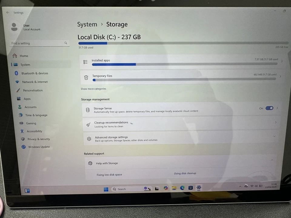 Microsoft Surface Pro 4 12" i5-6300 8GB RAM 256B SSD Windows 11 Pro NO keyboard - Image 2 of 4