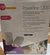  NEW SEALED netgear powerline 1200 