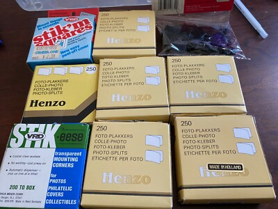 Lot Henzo Scrapbooking Crafts Adhesive Mounting Squares Double-Sided Corners