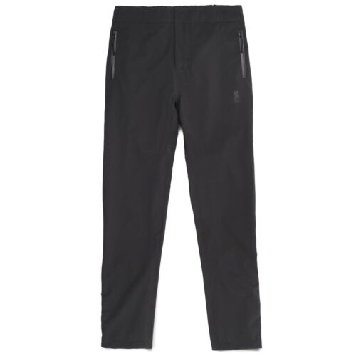 Chrome Industries Storm Rain Black Pants TrouserTapered Zip Ankle Size L 34W 33L - Picture 1 of 6