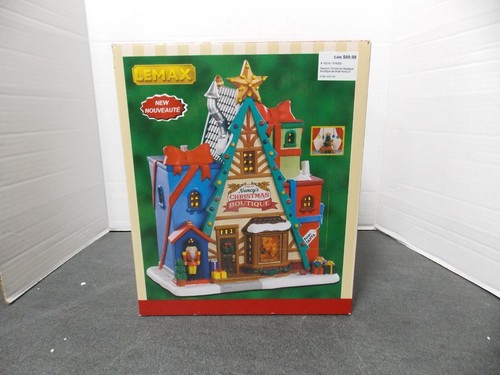 Lemax Nancy's Christmas Boutique Christmas Village Caddington Collection Lighted - Picture 9 of 11