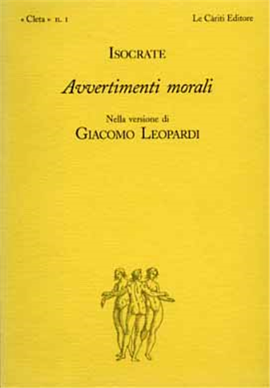 Isocrate. - Avvertimenti morali.
